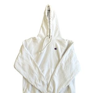 Men’s Champion Hoodie - Men’s White Hoodie
